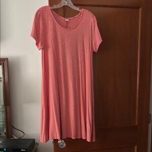 Old Navy Striped Swing Dress